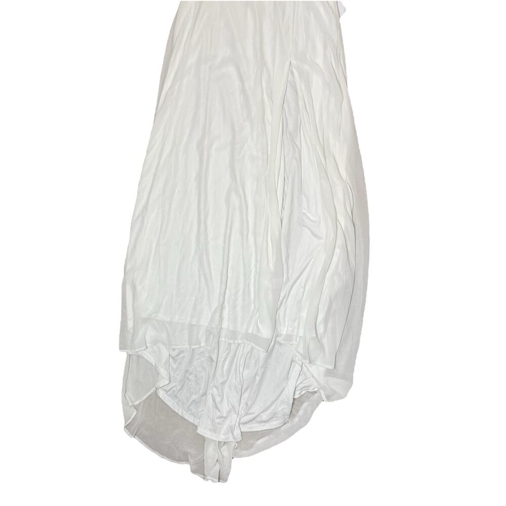 NWT Lulus Adorna White Off-the-Shoulder Maxi Dress Size M - Picture 7 of 11